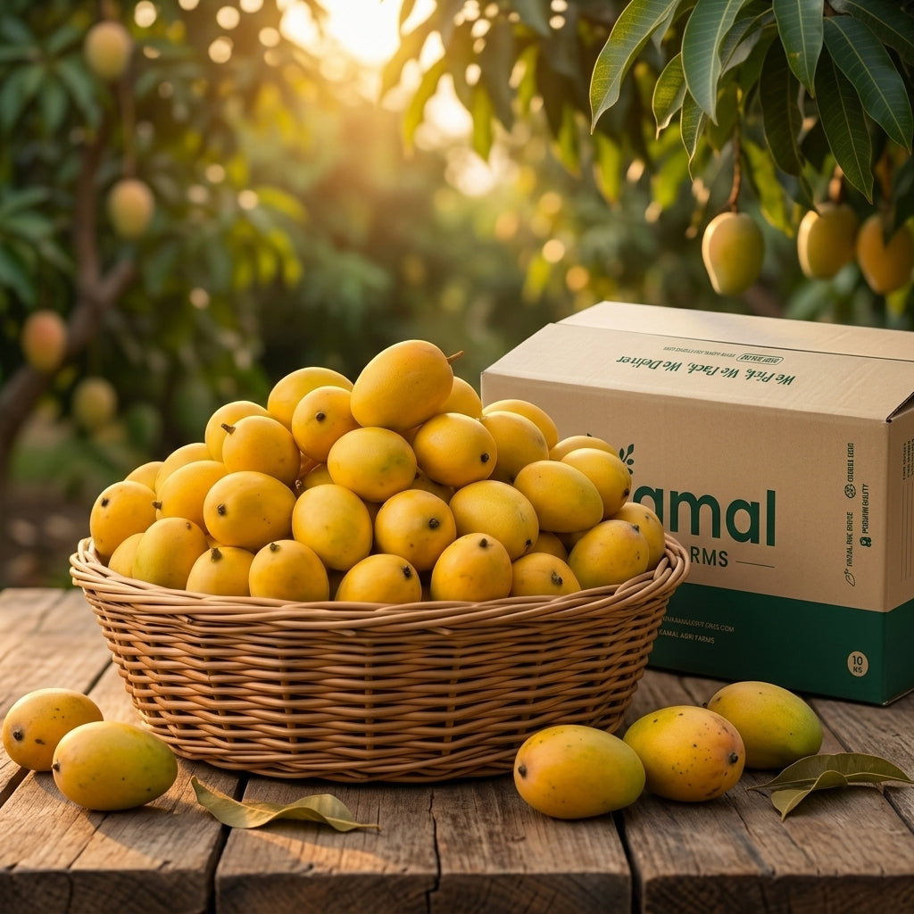 Fresh Anwar Ratol mangoes from farm in Pakistan