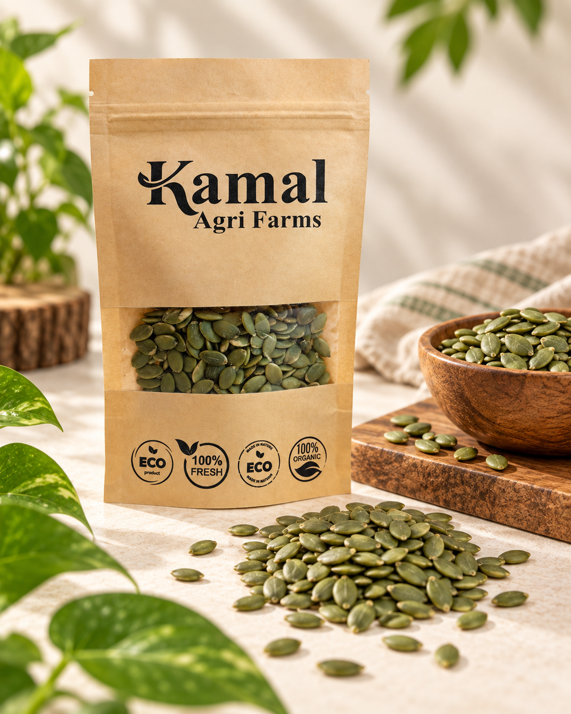 Raw Pumpkin Seeds (Pepitas) – Nutrient-Dense & Organic