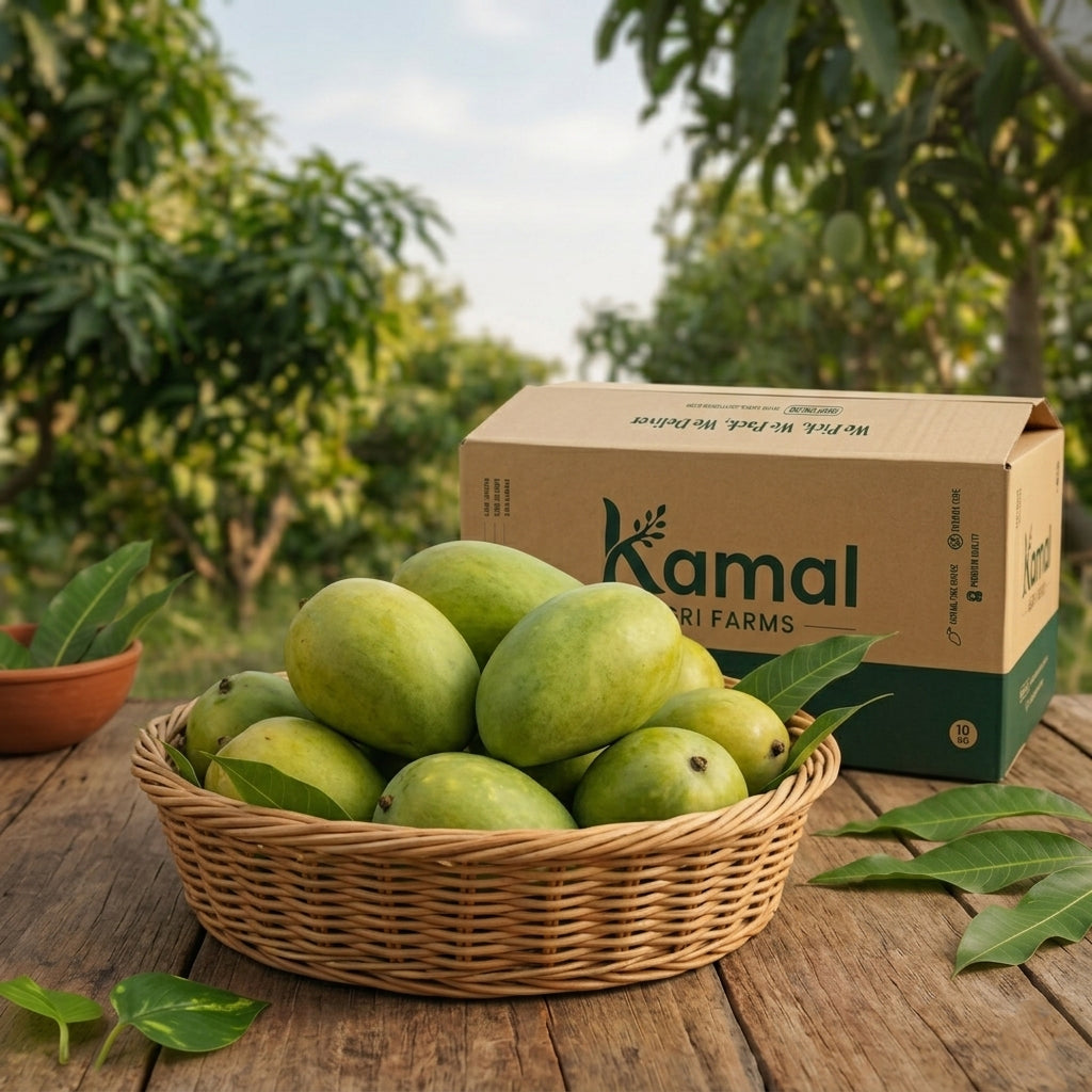 Fresh Langra mangoes from farm in Pakistan