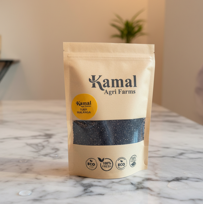 Tukh Malanga (Basil Seeds) – 100% Organic & Nutrient-Dense Superfood