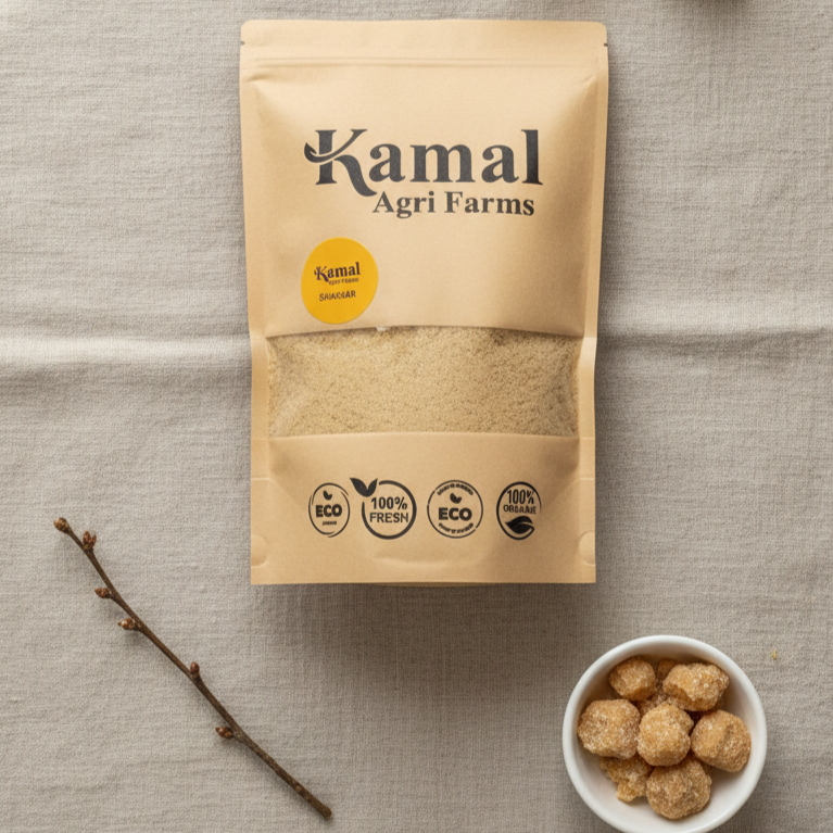Desi Shakkar – 100% Natural Unrefined Jaggery Powder | Chemical-Free