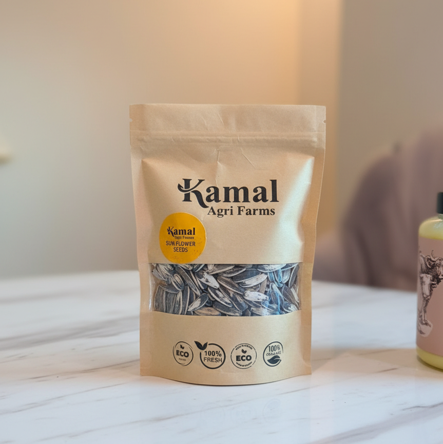 Organic Sunflower Seeds - 100% Fresh & Natural