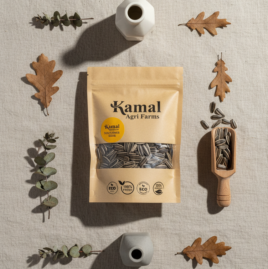 Organic Sunflower Seeds - 100% Fresh & Natural